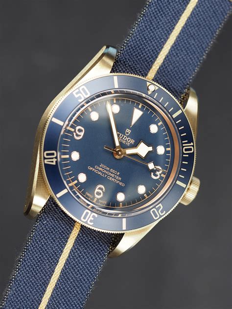 tudor bronze bucherer blue.